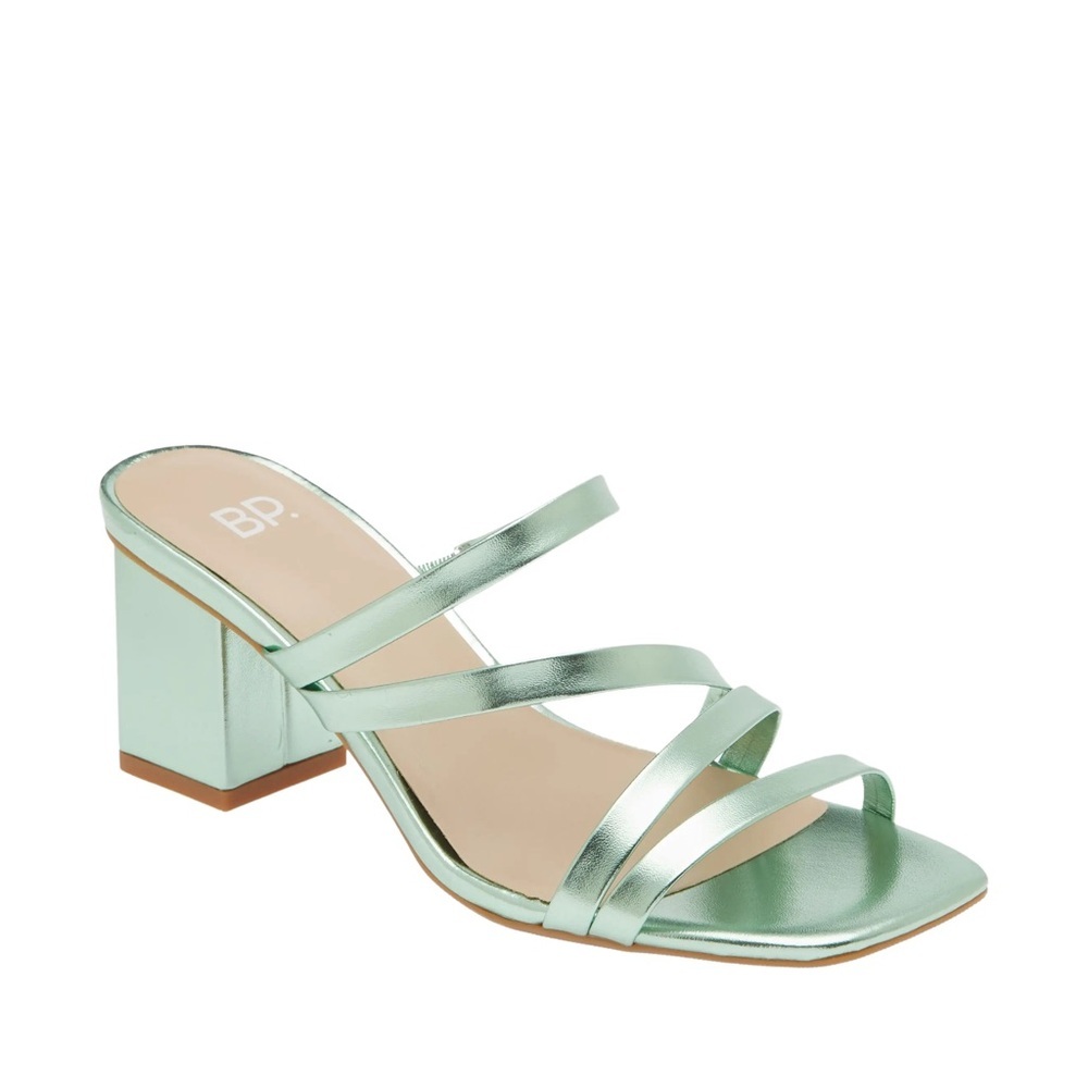BP Bertie Metallic Strappy Sandal
